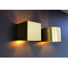 Lucide XIO - Applique murale - LED Dim. - G9 - 1x4W 2700K - Angle du faisceau réglable - Or Mat / Laiton