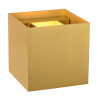 Lucide XIO - Applique murale - LED Dim. - G9 - 1x4W 2700K - Angle du faisceau réglable - Or Mat / Laiton