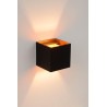 Lucide XIO - Applique murale - LED Dim. - G9 - 1x4W 2700K - Angle du faisceau réglable - Noir