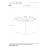 Lucide XIO - Applique murale - LED Dim. - G9 - 1x4W 2700K - Angle du faisceau réglable - Noir