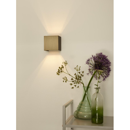 Lucide XIO - Applique murale - LED Dim. - G9 - 1x4W 2700K - Angle du faisceau réglable - Rouille