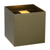 Lucide XIO - Applique murale - LED Dim. - G9 - 1x4W 2700K - Angle du faisceau réglable - Rouille
