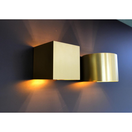 Lucide XIO - Applique murale - LED Dim. - G9 - 1x3,5W 2700K - Angle du faisceau réglable - Or Mat / Laiton