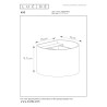 Lucide XIO - Applique murale - LED Dim. - G9 - 1x3,5W 2700K - Angle du faisceau réglable - Or Mat / Laiton