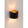 Lucide XIO - Applique murale - LED Dim. - G9 - 1x3,5W 2700K - Angle du faisceau réglable - Noir