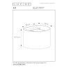 Lucide XIO - Applique murale - LED Dim. - G9 - 1x3,5W 2700K - Angle du faisceau réglable - Noir