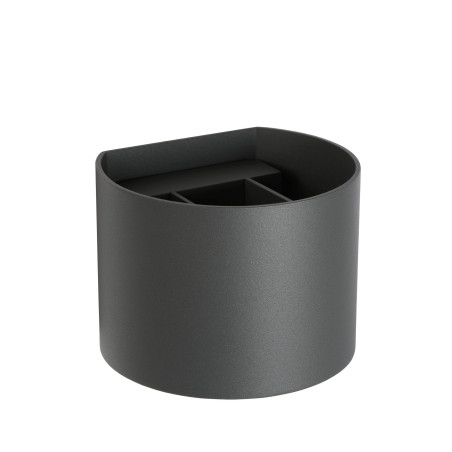Lucide XIO - Applique murale - LED Dim. - G9 - 1x3,5W 2700K - Angle du faisceau réglable - Gris