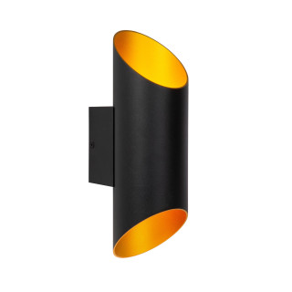 Lucide QUIRIJN - Applique murale - Ø 10 cm - 1xG9 - Noir