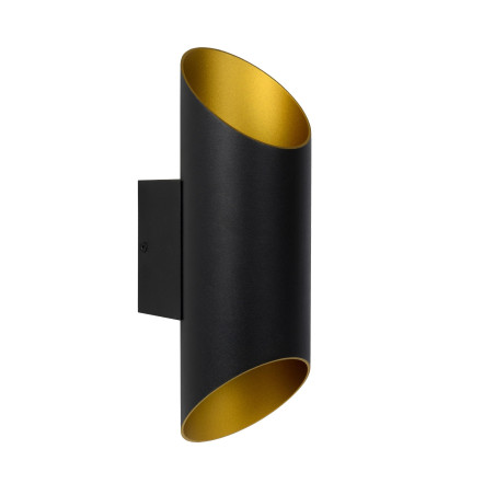 Lucide QUIRIJN - Applique murale - Ø 10 cm - 1xG9 - Noir