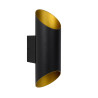 Lucide QUIRIJN - Applique murale - Ø 10 cm - 1xG9 - Noir