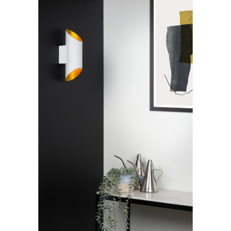 Lucide QUIRIJN - Applique murale - Ø 10 cm - 1xG9 - Blanc