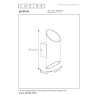 Lucide QUIRIJN - Applique murale - Ø 10 cm - 1xG9 - Blanc