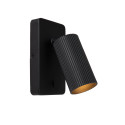 Lucide CLUBS - Lampe de chevet / Applique mural - 1xGU10 (MR16) - Noir