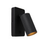 Lucide CLUBS - Lampe de chevet / Applique mural - 1xGU10 (MR16) - Noir