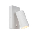 Lucide CLUBS - Lampe de chevet / Applique mural - 1xGU10 (MR16) - Blanc