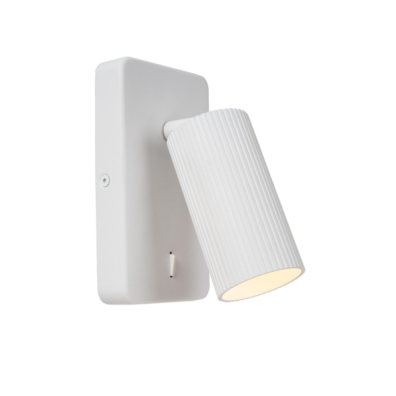 Lucide CLUBS - Lampe de chevet / Applique mural - 1xGU10 (MR16) - Blanc