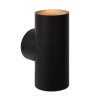 Lucide BONDI - Spot mural / Applique mural - 2xGU10 (MR16) - Noir