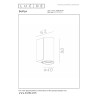 Lucide DUPLA - Spot mural / Applique mural - 1xGU10 (MR11) - Café