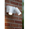Lucide TAYLOR - Spot mural / Applique mural Intérieur/Extérieur - 2xGU10 (MR16) - IP54 - Détecteur De Mouvement - Blanc