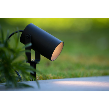 Lucide TAYLOR - Spot de jardin - Ø 10 cm - 1xGU10 (MR16) - IP65 - Noir