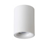 Lucide BENTOO-LED - Spot plafond - Ø 8 cm - LED Dim. - GU10 (MR16) - 1x5W 3000K - Blanc