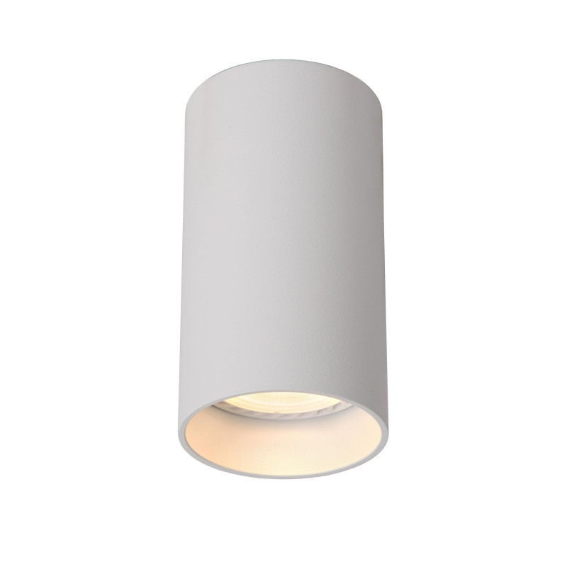 Lucide DELTO - Spot plafond - Ø 5,5 cm - LED Dim to warm - GU10 (MR16) - 1x5W 2200K/3000K - Blanc