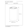 Lucide DELTO - Spot plafond - Ø 5,5 cm - LED Dim to warm - GU10 (MR16) - 1x5W 2200K/3000K - Blanc