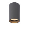 Lucide DELTO - Spot plafond - Ø 5,5 cm - LED Dim to warm - GU10 (MR16) - 1x5W 2200K/3000K - Gris