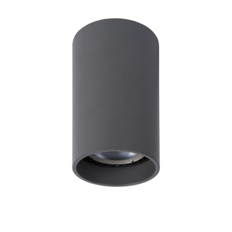 Lucide DELTO - Spot plafond - Ø 5,5 cm - LED Dim to warm - GU10 (MR16) - 1x5W 2200K/3000K - Gris
