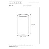 Lucide DELTO - Spot plafond - Ø 5,5 cm - LED Dim to warm - GU10 (MR16) - 1x5W 2200K/3000K - Gris
