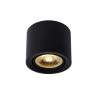 Lucide FEDLER - Spot plafond - Ø 12 cm - LED Dim to warm - GU10 (ES111) - 1x12W 2200K/3000K - Noir