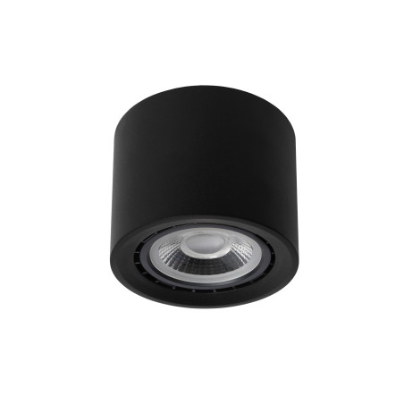 Lucide FEDLER - Spot plafond - Ø 12 cm - LED Dim to warm - GU10 (ES111) - 1x12W 2200K/3000K - Noir