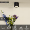 Lucide FEDLER - Spot plafond - Ø 12 cm - LED Dim to warm - GU10 (ES111) - 1x12W 2200K/3000K - Noir