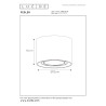 Lucide FEDLER - Spot plafond - Ø 12 cm - LED Dim to warm - GU10 (ES111) - 1x12W 2200K/3000K - Noir