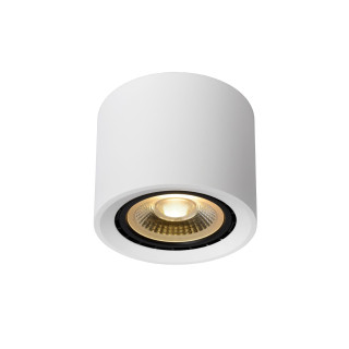 Lucide FEDLER - Spot plafond - Ø 12 cm - LED Dim to warm - GU10 (ES111) - 1x12W 2200K/3000K - Blanc