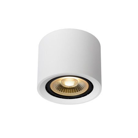 Lucide FEDLER - Spot plafond - Ø 12 cm - LED Dim to warm - GU10 (ES111) - 1x12W 2200K/3000K - Blanc
