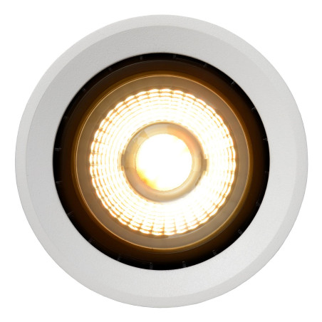 Lucide FEDLER - Spot plafond - Ø 12 cm - LED Dim to warm - GU10 (ES111) - 1x12W 2200K/3000K - Blanc