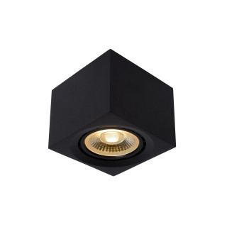 Lucide FEDLER - Spot plafond - LED Dim to warm - GU10 (ES111) - 1x12W 2200K/3000K - Noir