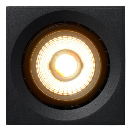Lucide FEDLER - Spot plafond - LED Dim to warm - GU10 (ES111) - 1x12W 2200K/3000K - Noir