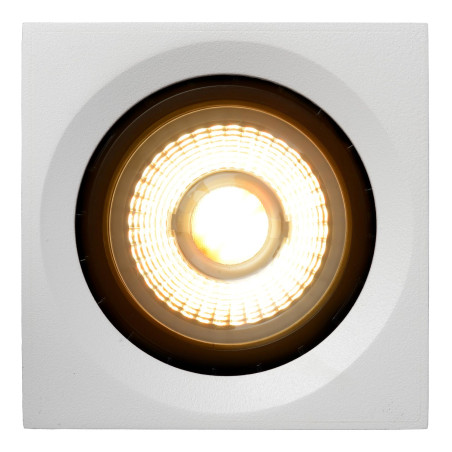 Lucide FEDLER - Spot plafond - LED Dim to warm - GU10 (ES111) - 1x12W 2200K/3000K - Blanc