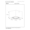 Lucide FEDLER - Spot plafond - LED Dim to warm - GU10 (ES111) - 1x12W 2200K/3000K - Blanc
