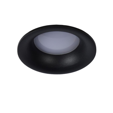 Lucide ZIVA - Spot encastrable Salle de bains - Ø 8,4 cm - 1xGU10 (MR16) - IP44 - Noir