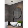 Lucide ZIVA - Spot encastrable Salle de bains - Ø 8,4 cm - 1xGU10 (MR16) - IP44 - Noir