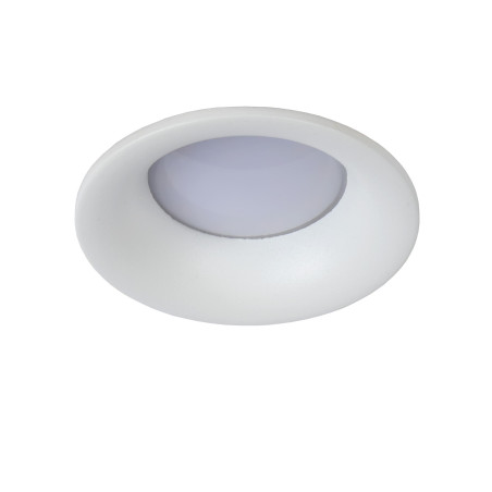 Lucide ZIVA - Spot encastrable Salle de bains - Ø 8,4 cm - 1xGU10 (MR16) - IP44 - Blanc