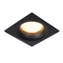 Lucide ZIVA - Spot encastrable Salle de bains - 1xGU10 (MR16) - IP44 - Noir