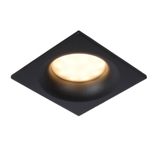 Lucide ZIVA - Spot encastrable Salle de bains - 1xGU10 (MR16) - IP44 - Noir
