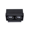 Lucide TRIMLESS - Spot encastrable - 2xGU10 (MR16) - Noir
