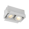 Lucide TRIMLESS - Spot encastrable - 2xGU10 (MR16) - Blanc