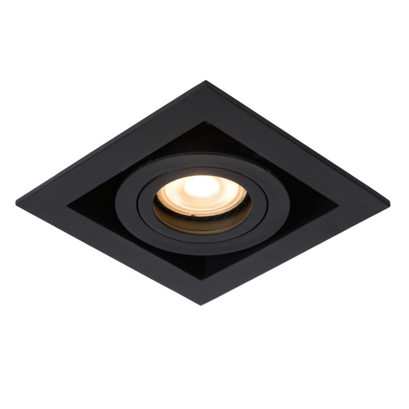 Lucide CHIMNEY - Spot encastrable - 1xGU10 (MR16) - Noir