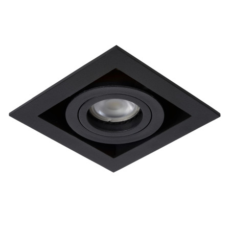 Lucide CHIMNEY - Spot encastrable - 1xGU10 (MR16) - Noir